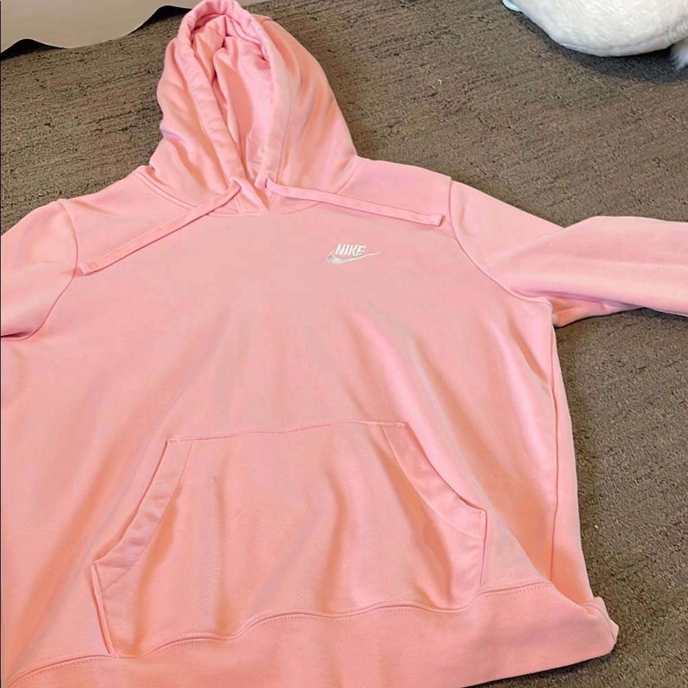 Nike Light Pink Pullover Hoodie